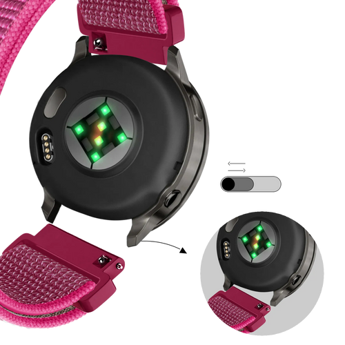 Bandz Garmin Approach J1 Nylon Loop Strap (Dragonfruit)