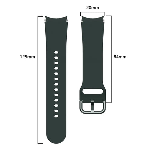 Samsung Galaxy Watch 5 Pro siliconen gesp band (donkergroen)