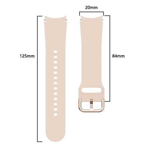 Samsung Galaxy Watch 6 - 44mm siliconen gesp band (pink sand)