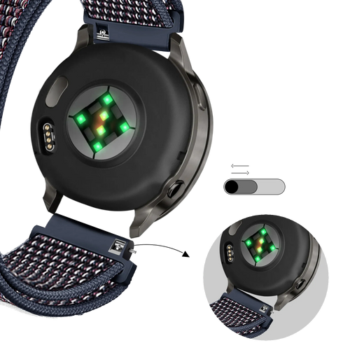 Bandz Garmin Bounce 2 Nylon Loop Strap (Indigo)