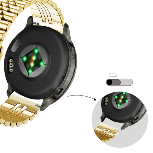 Bandz Garmin Venu 2s stalen band 'Jubilee' (goud)