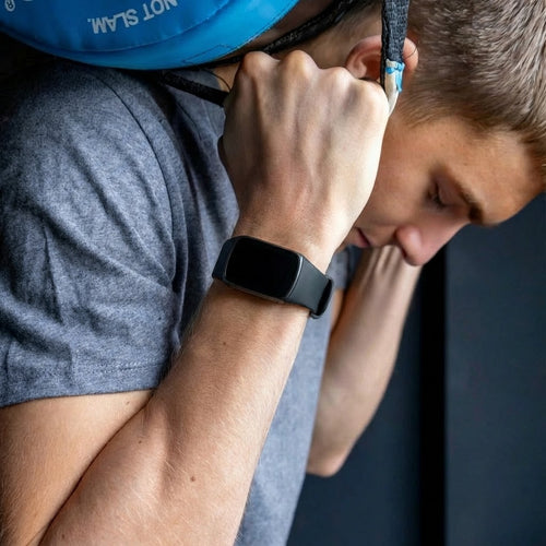 Fitbit Charge 6 siliconen bandje (zwart)