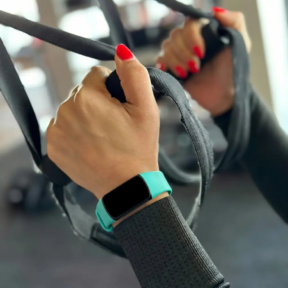 Fitbit Charge 5 siliconen bandje (aqua)