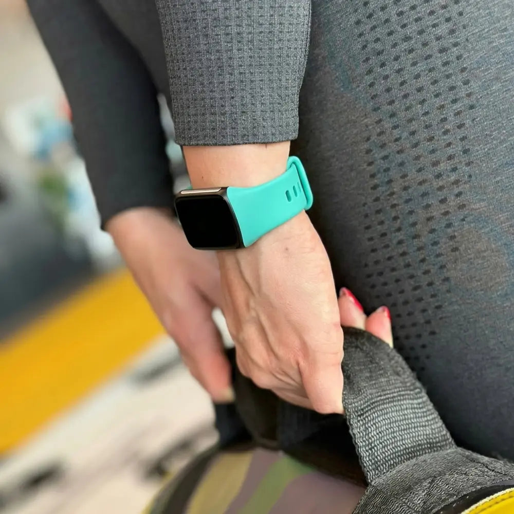 Fitbit Charge 5 siliconen bandje (aqua)
