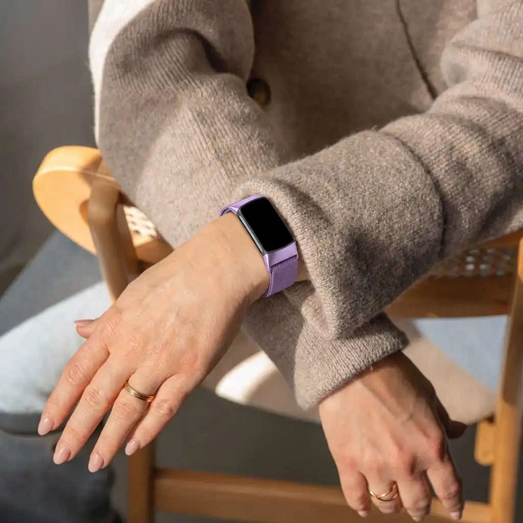 Fitbit Charge 6 Milanese Strap (Lilac)