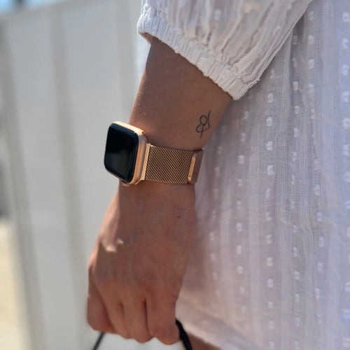 Fitbit Sense 2 Milanese Strap (Rose Gold)