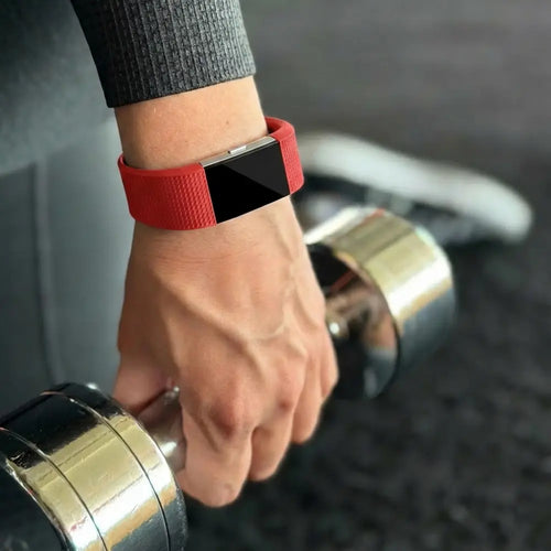 Fitbit Charge 2 Silicone Strap (Red)