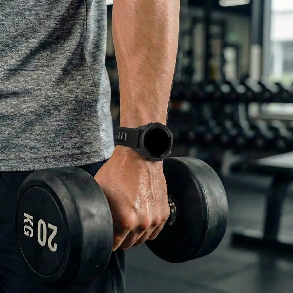 Garmin Forerunner 265 sport gesp bandje (zwart/grijs)