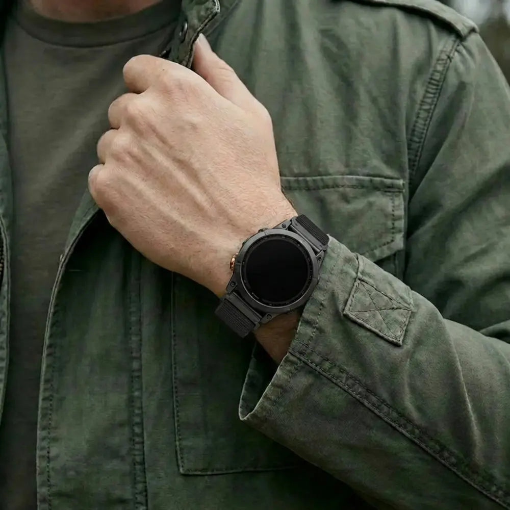 Garmin Fenix 5x / 6x Alpine band (zwart)