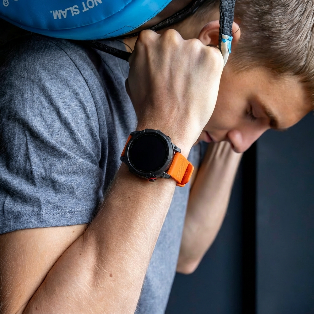 Garmin MARQ siliconen bandje (oranje)