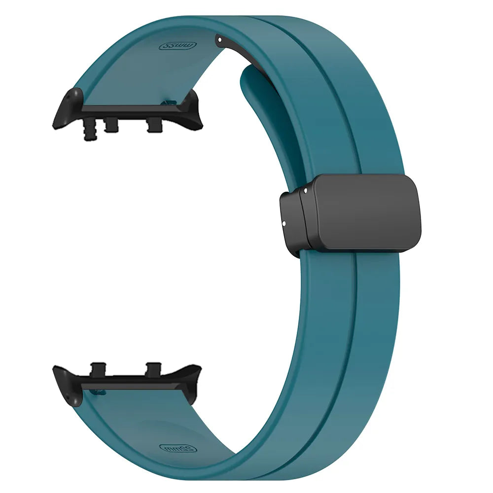 Huawei Watch D2 siliconen bandje met D-buckle (grijsblauw)