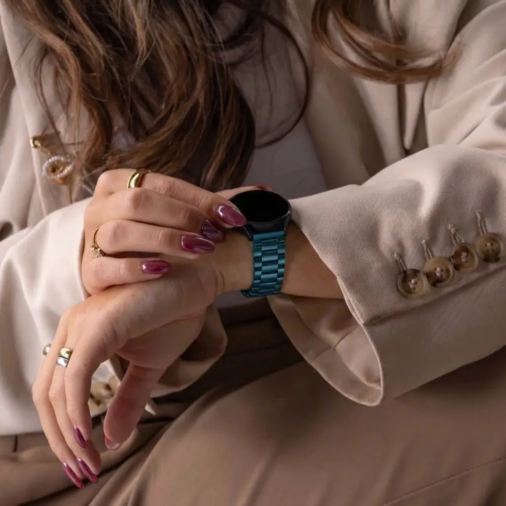 Samsung Galaxy Watch 5 - 40mm stalen band (donkergroen)