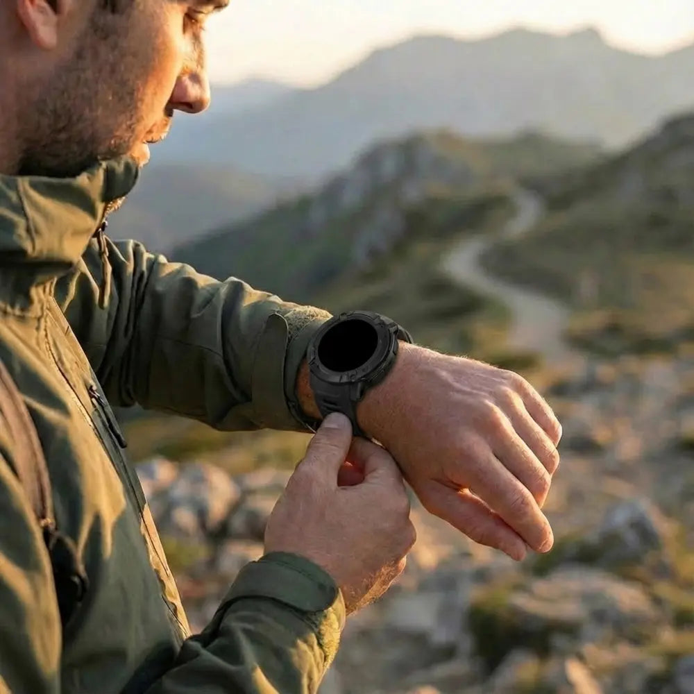 Garmin Instinct 2x Silicone Strap (Black)