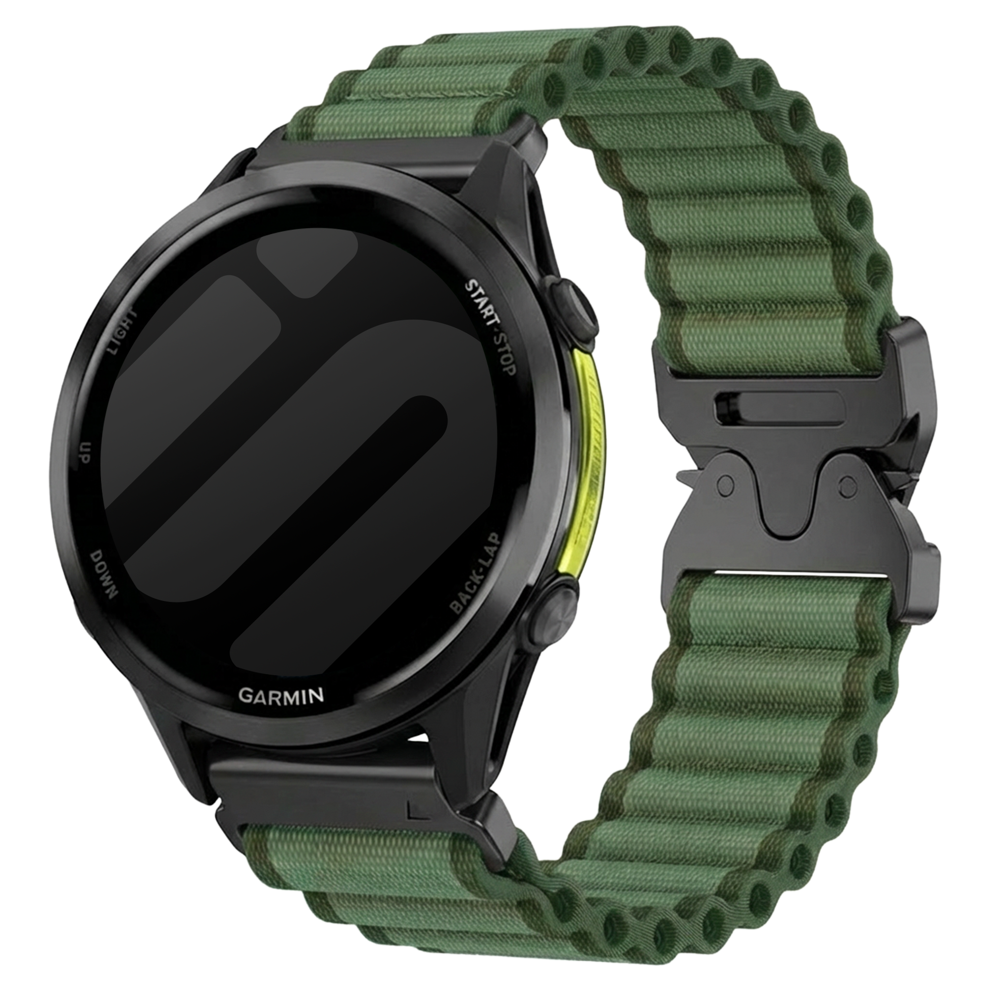 Garmin Fenix 5 / 6 outdoor nylon bandje (groen)