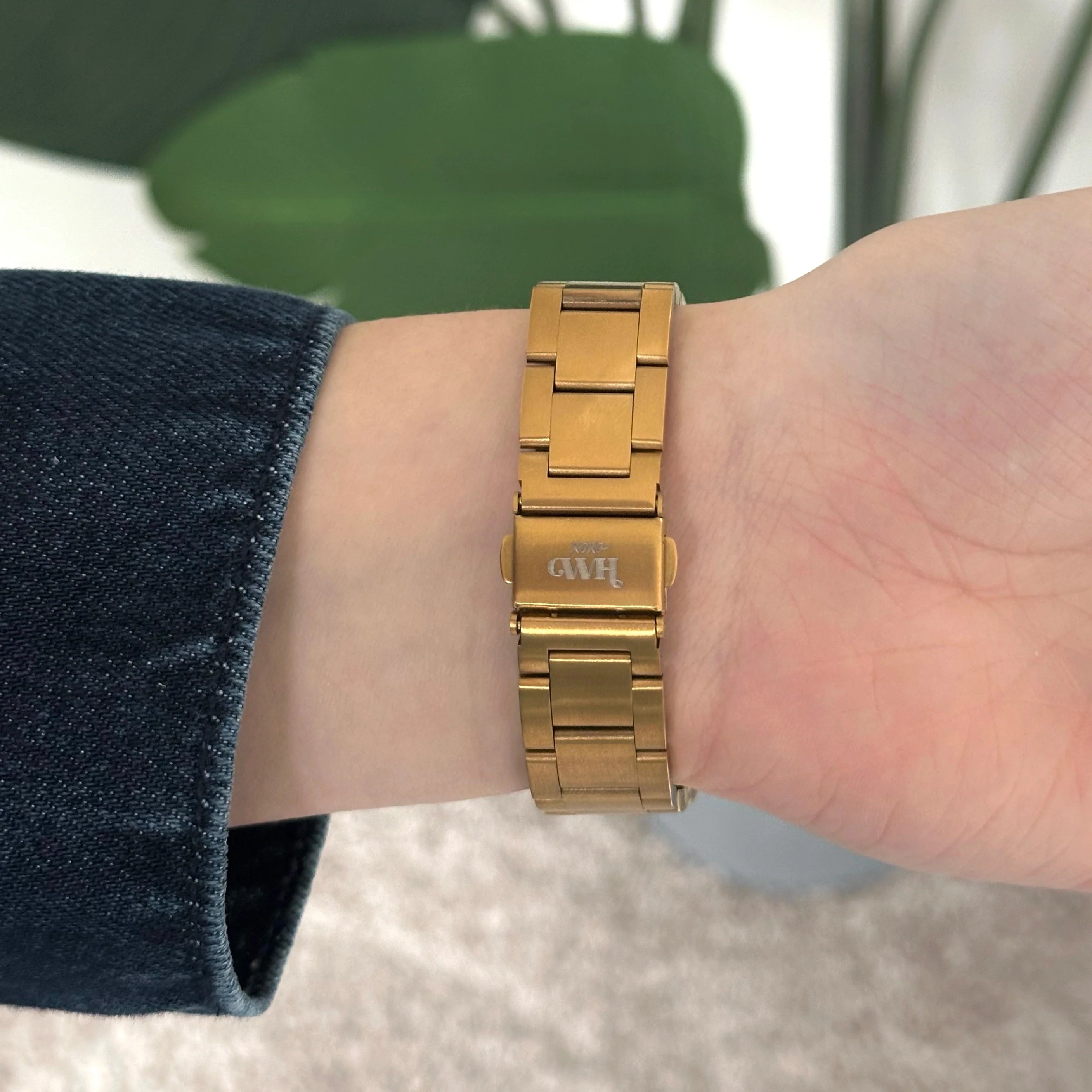 xoxo Wildhearts Apple Watch fijn stalen bandje (goud)