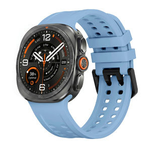 Samsung Galaxy Watch Ultra 2 Silicone Strap (Grey-Blue)
