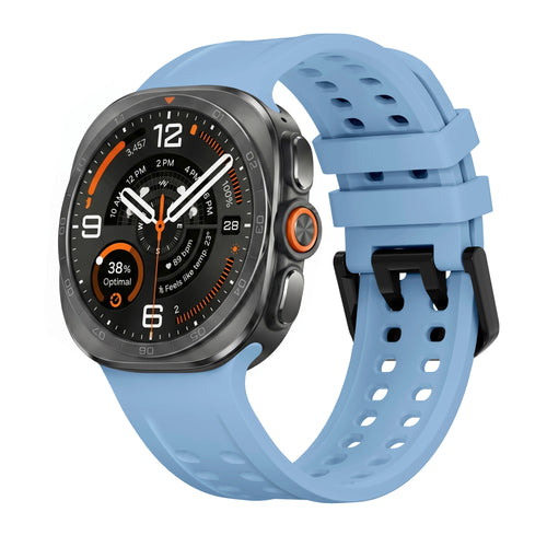 Samsung Galaxy Watch Ultra 2 Silicone Strap (Grey-Blue)