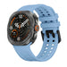 Samsung Galaxy Watch Ultra 2 Silicone Strap (Grey-Blue)