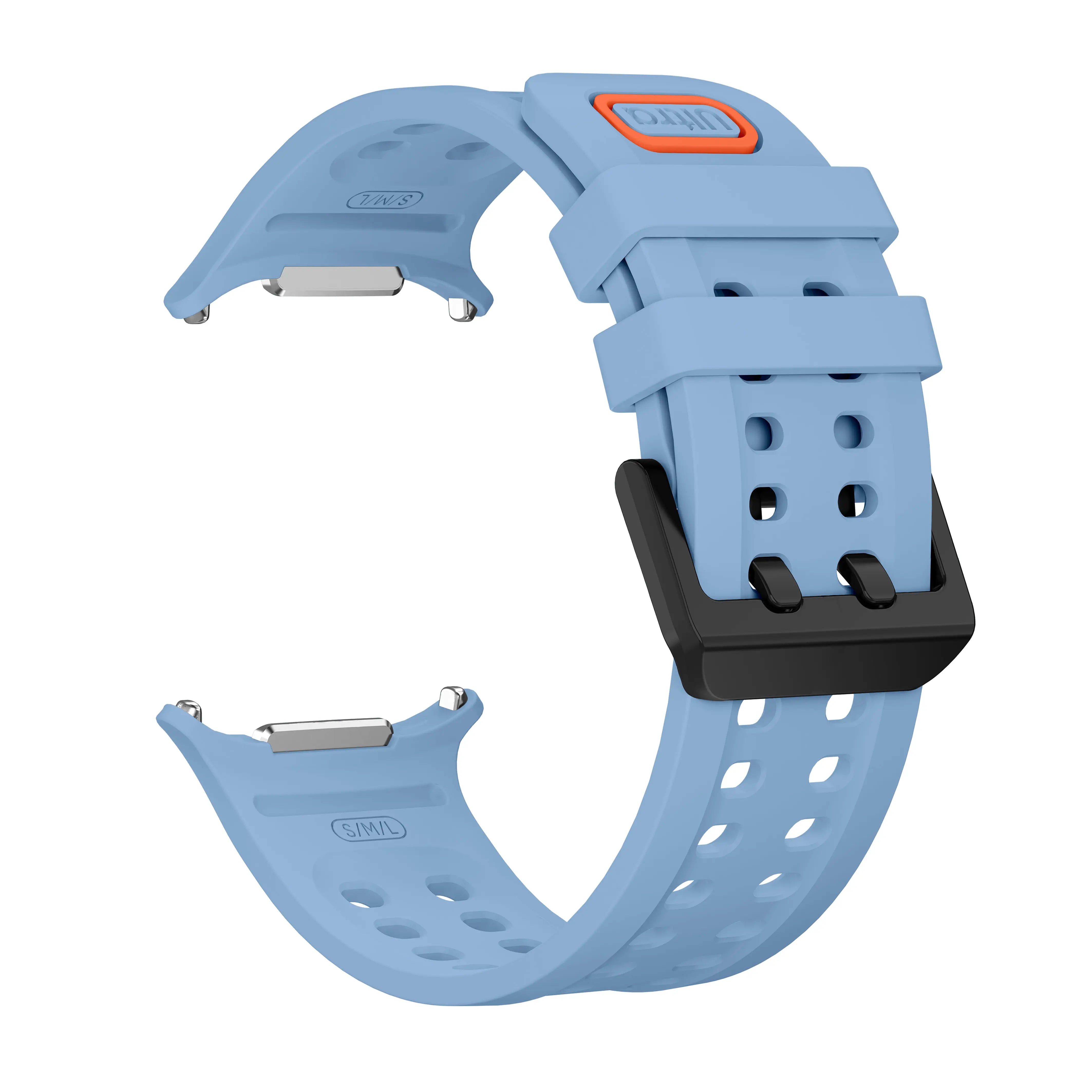 Samsung Galaxy Watch Ultra 2 Silicone Strap (Grey-Blue)