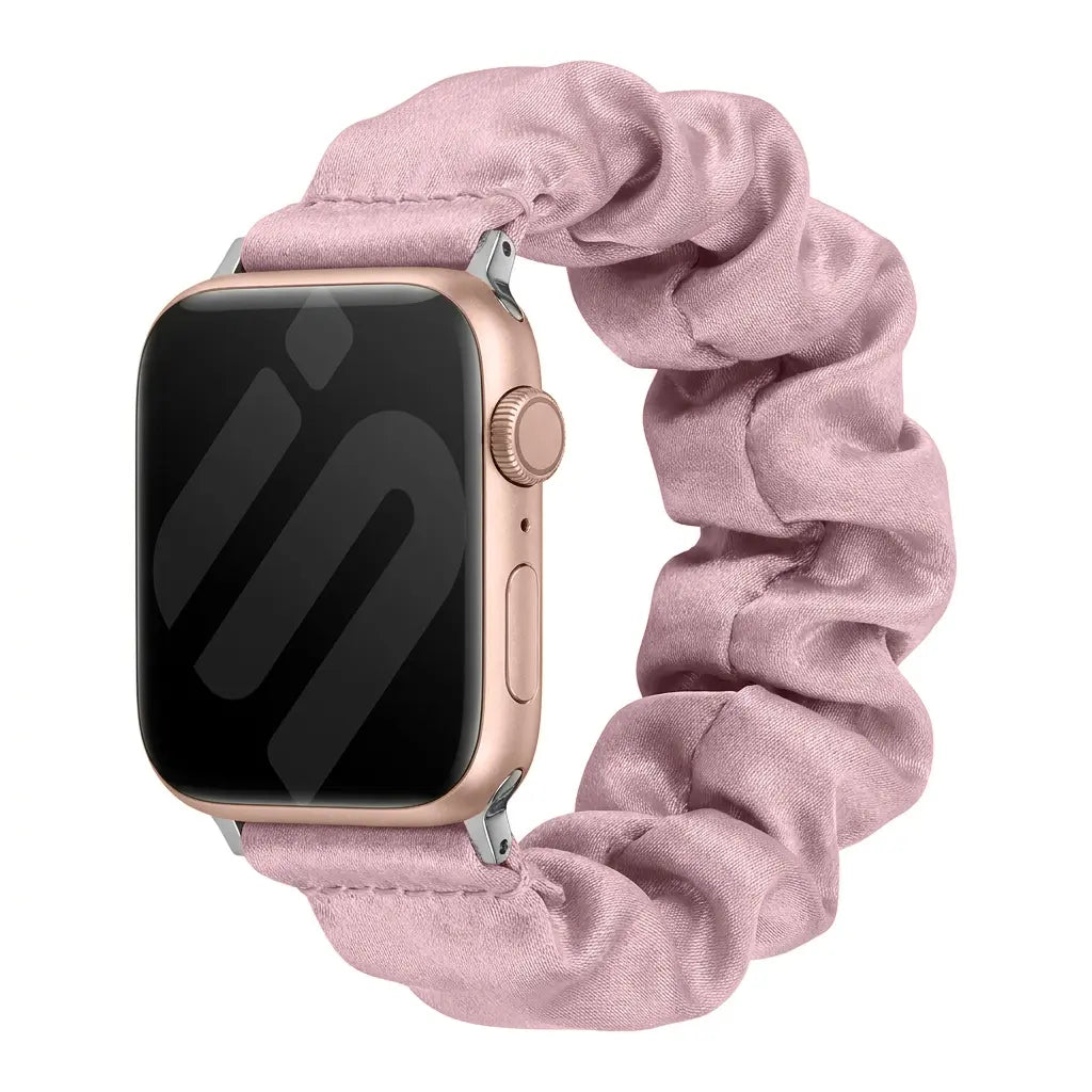 Apple Watch scrunchie bandje (plum)