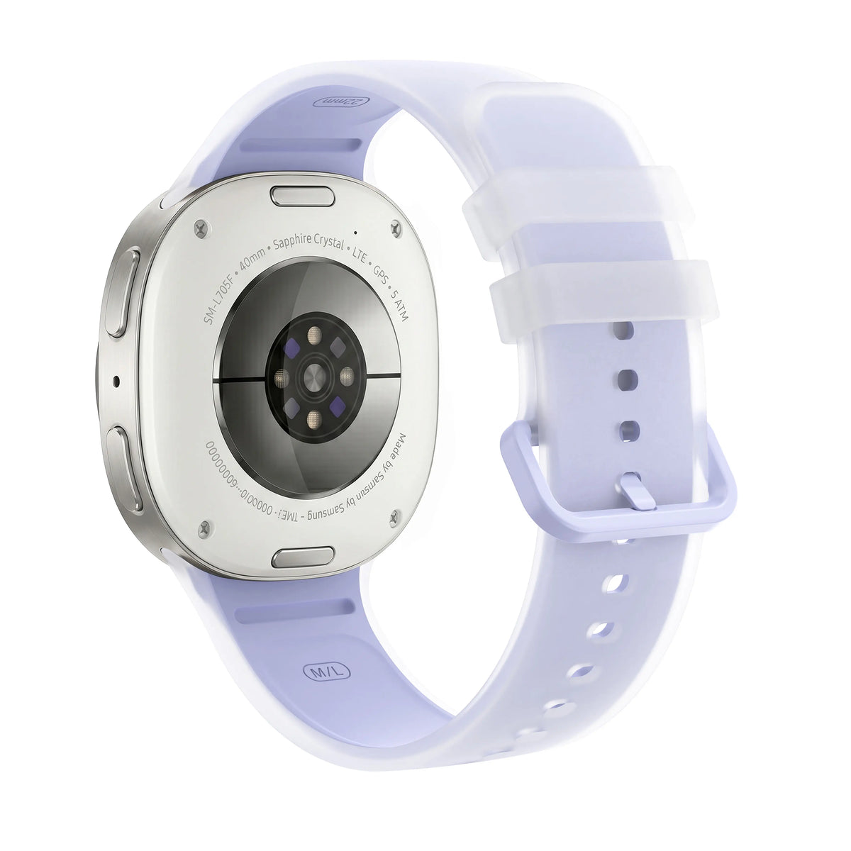 Samsung Galaxy Watch 8 - 40mm Jelly Silicone Strap (Lilac)