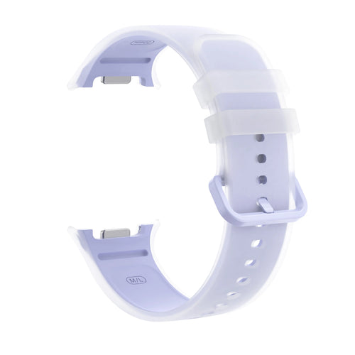 Samsung Galaxy Watch 8 Classic jelly siliconen band (lila)