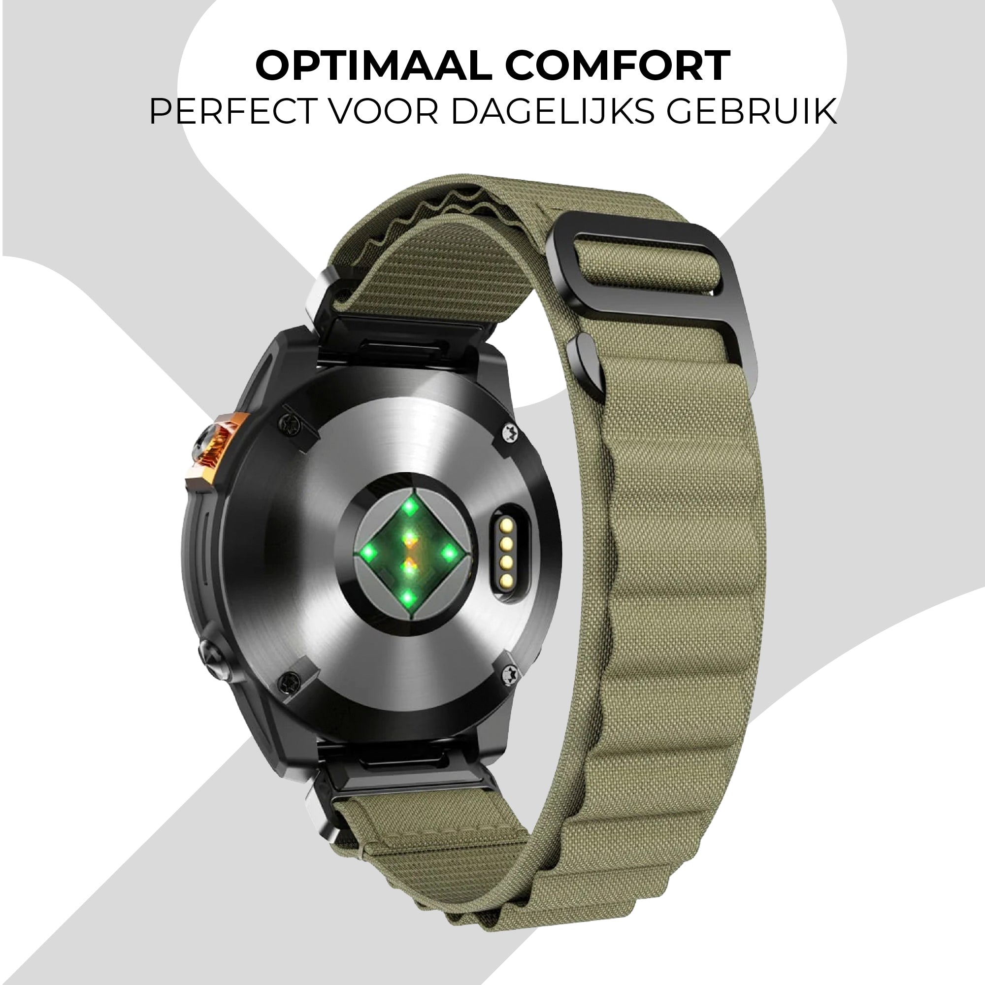 Garmin Fenix 7 Alpine band (olijfgroen)