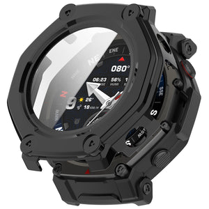 Amazfit T-Rex 3 Pro - 48mm hard case met glas (zwart)