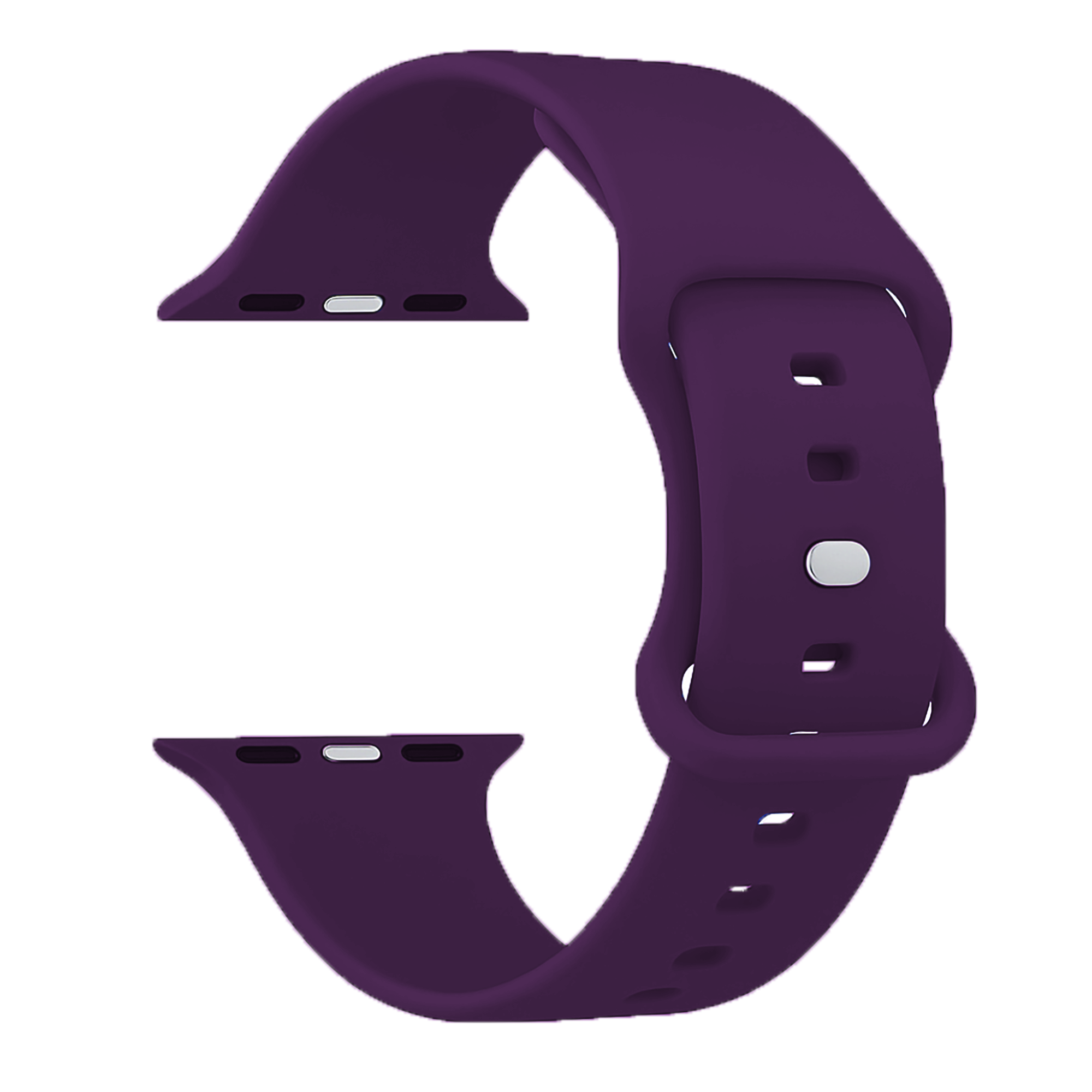 Apple Watch Silicone Strap Classic (Dark Purple)