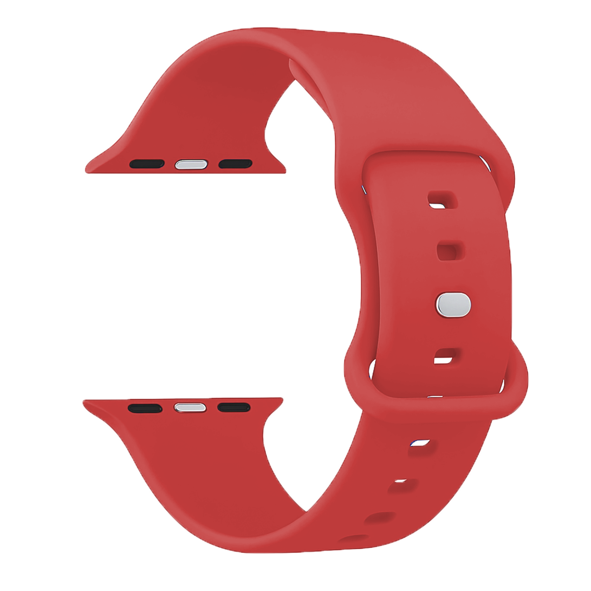Apple Watch siliconen bandje (rood)