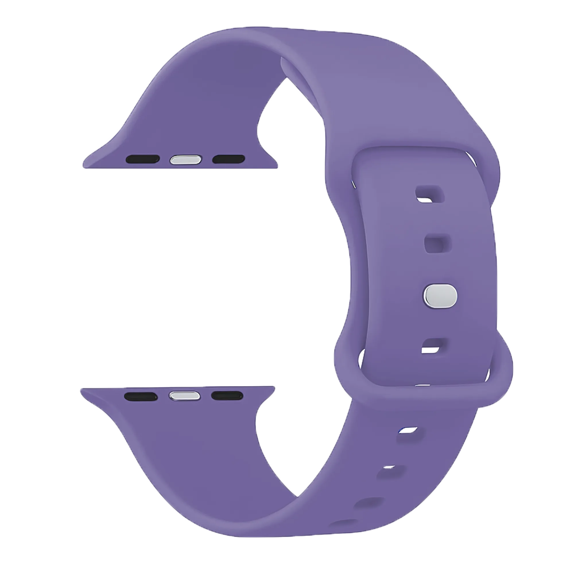 Apple Watch siliconen bandje (lila)