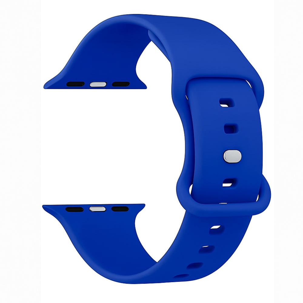 Apple Watch siliconen bandje (blauw)