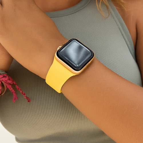 Apple Watch sport bandje (geel)