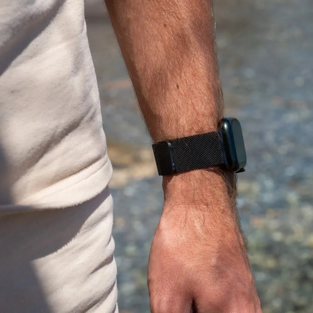 Apple Watch Milanese band (zwart)  
