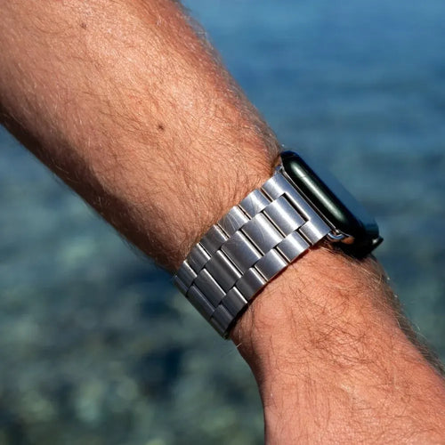 Apple Watch stalen band (zilver)