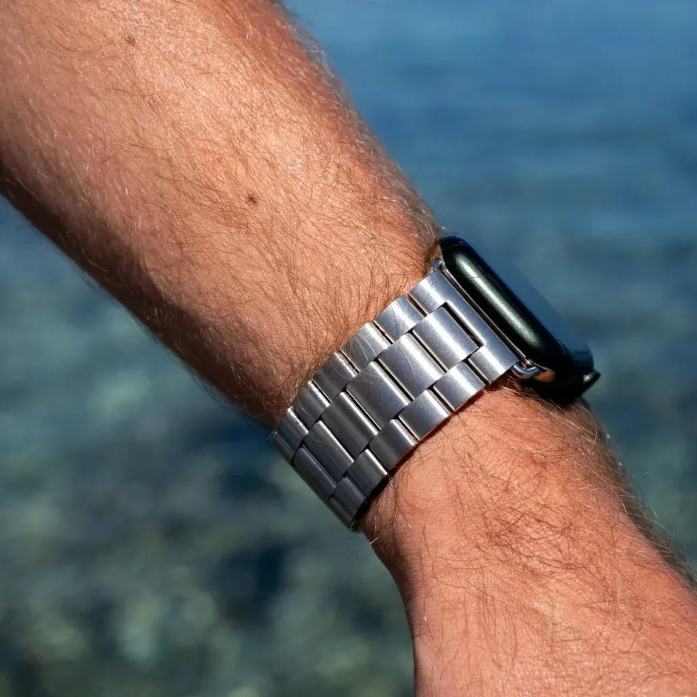 Apple Watch stalen band (zilver)