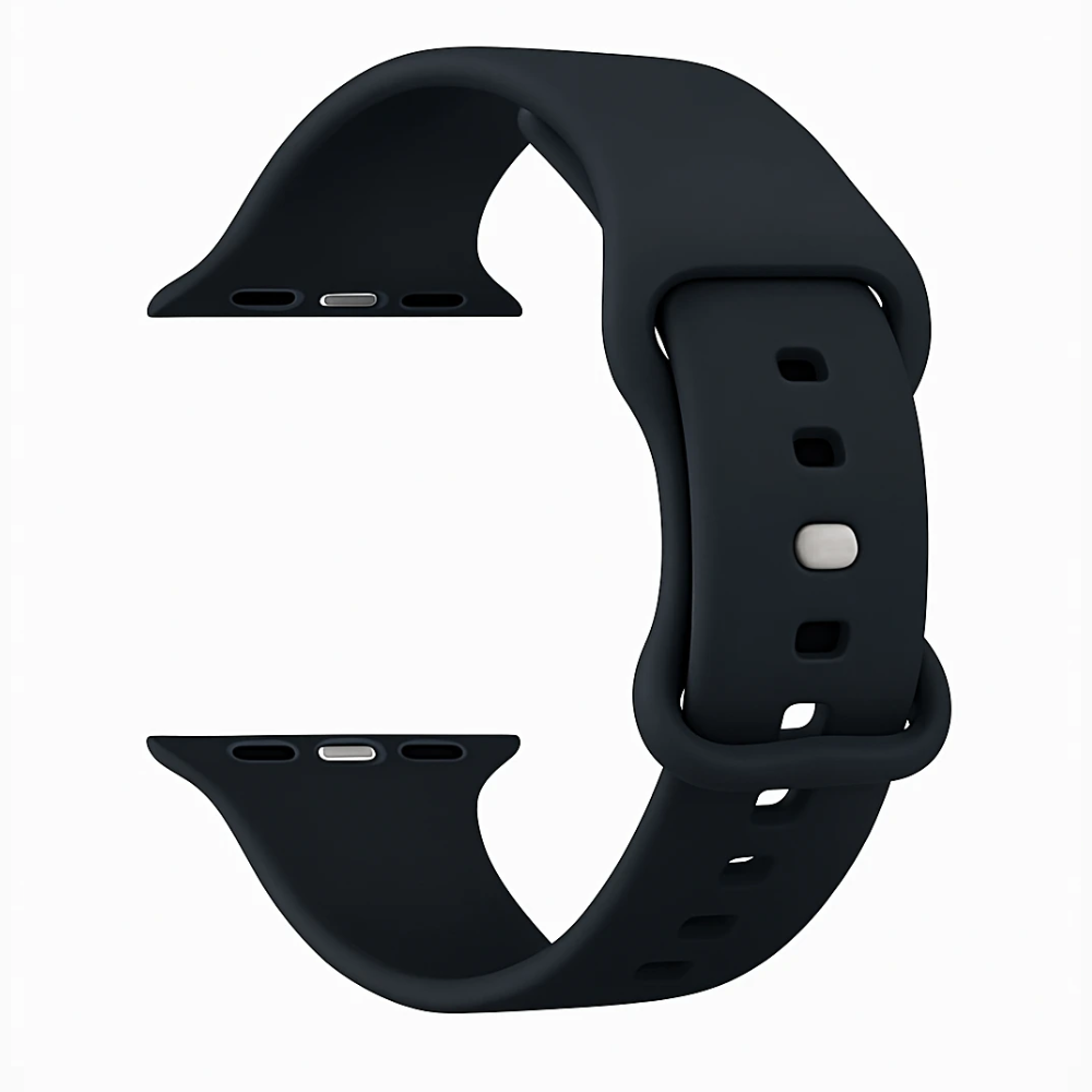 Apple Watch siliconen bandje (zwart)