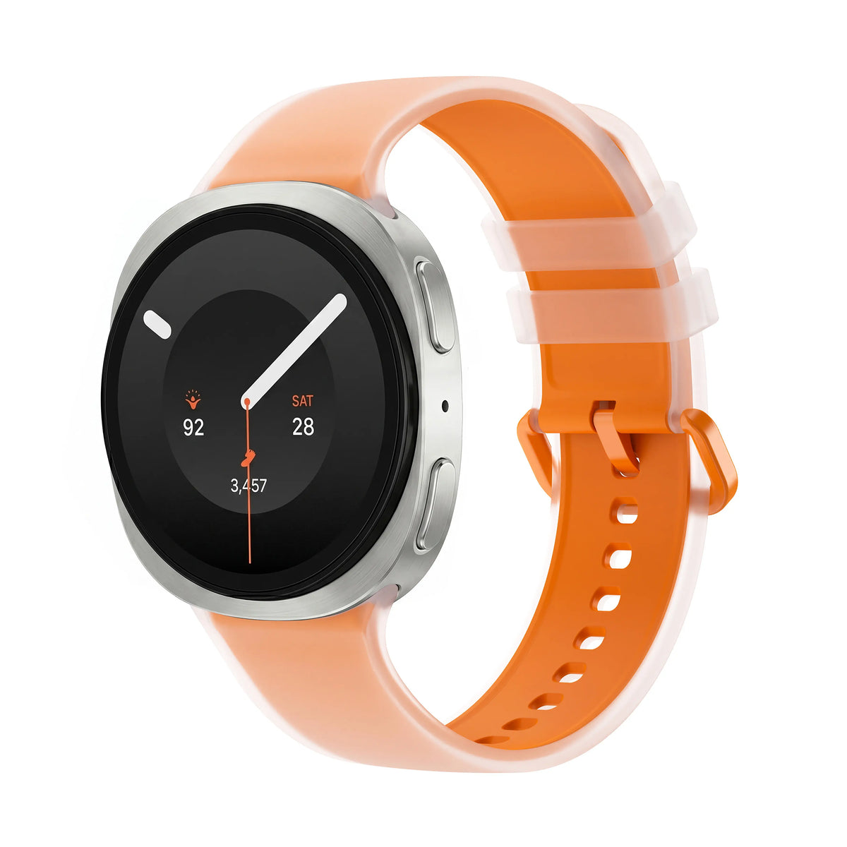 Samsung Galaxy Watch 8 - 40mm jelly siliconen band (oranje)