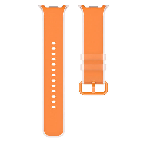 Samsung Galaxy Watch 8 - 44mm jelly siliconen band (oranje)