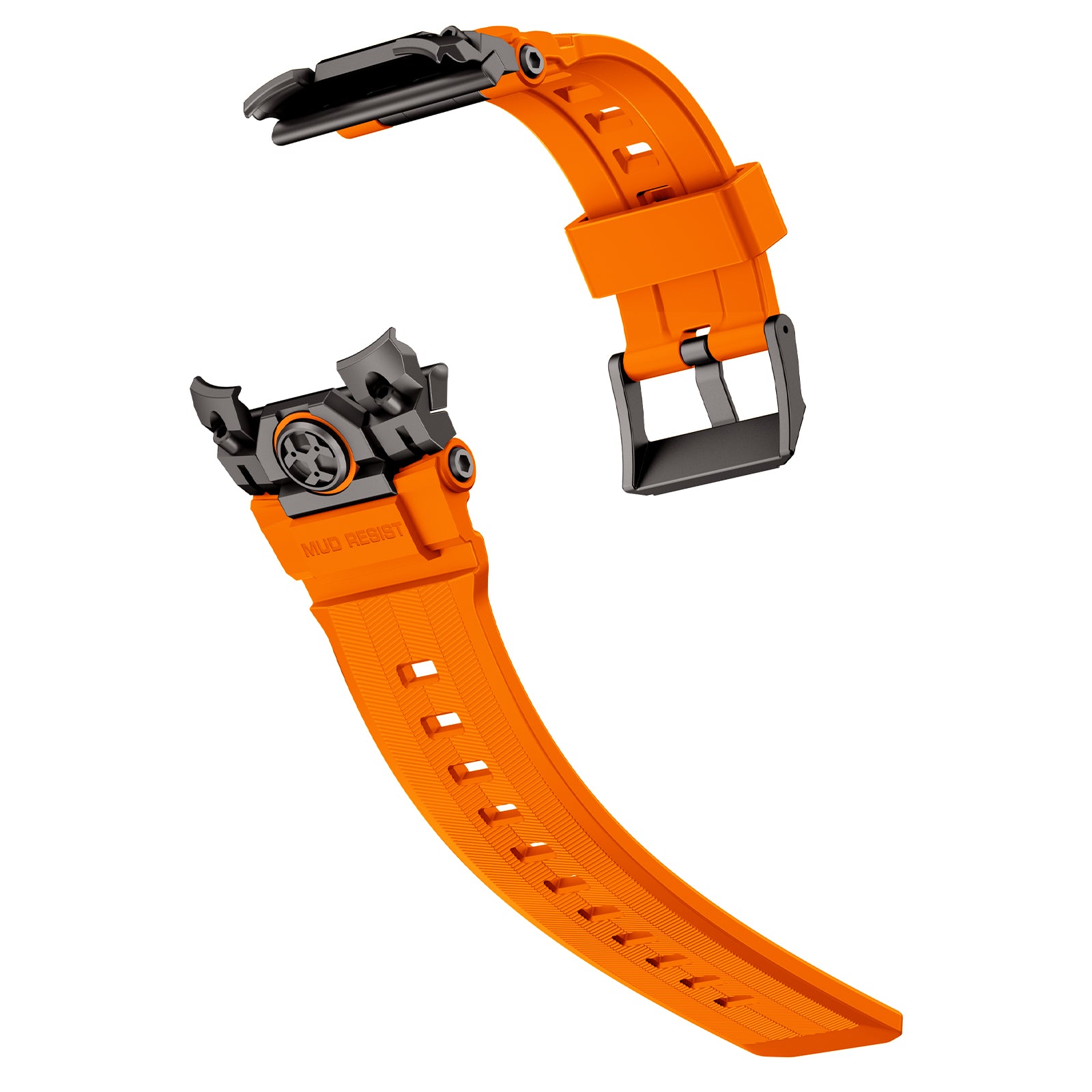 Apple Watch 'Four Claw' siliconen band (oranje)