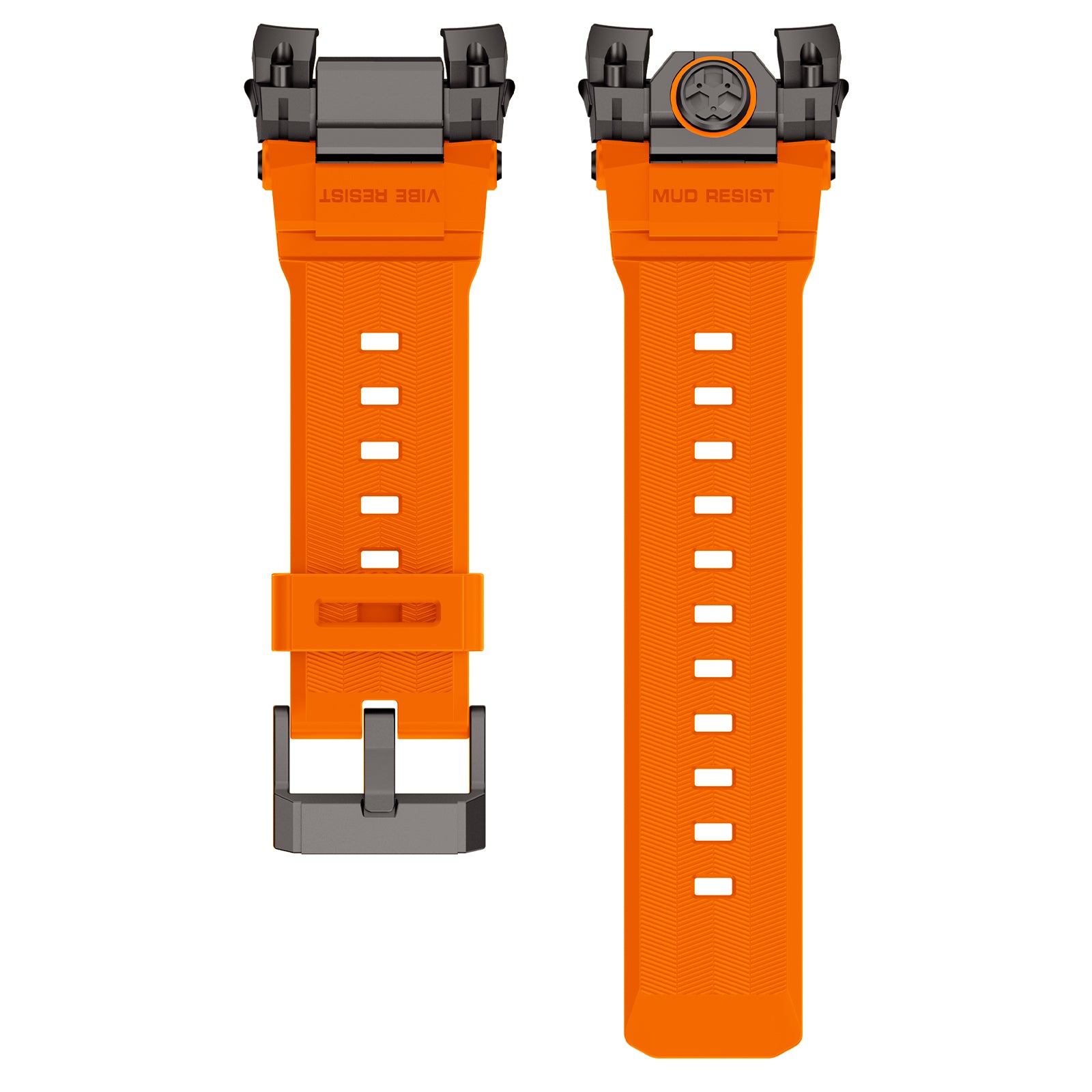 Apple Watch 'Four Claw' siliconen band (oranje)