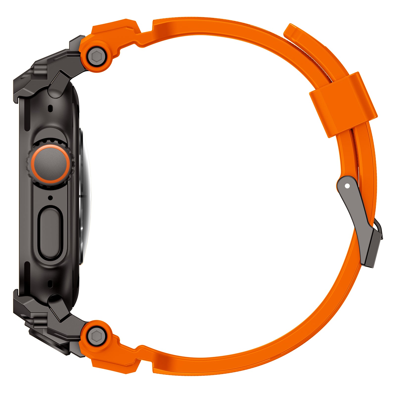 Apple Watch 'Four Claw' siliconen band (oranje)