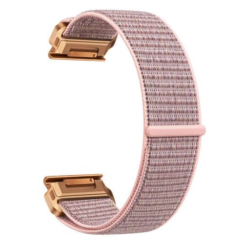Garmin Fenix 5s/6s Premium Nylon Strap (Pink Sand)