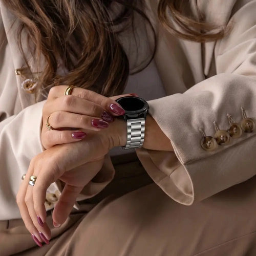 Watch Strap 18mm Stainless Steel - Quick Release (Silver)