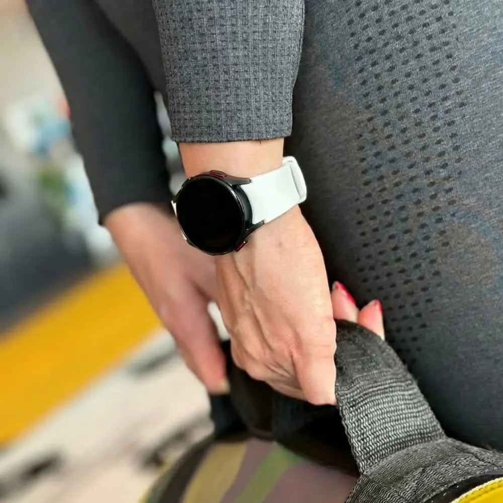 Samsung Galaxy Watch 7 - 40mm siliconen bandje (wit)