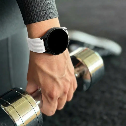 Samsung Galaxy Watch 7 - 40mm siliconen bandje (wit)
