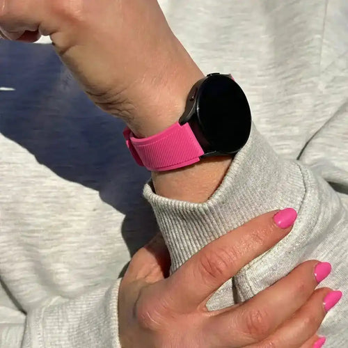 Samsung Galaxy Watch 4 Classic 42mm Silicone Strap (Bright Pink)