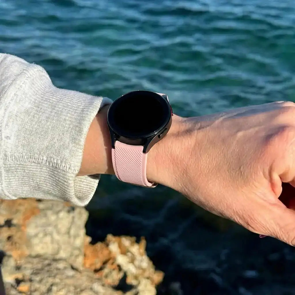 Withings Steel HR - 40mm twill siliconen bandje (roze)