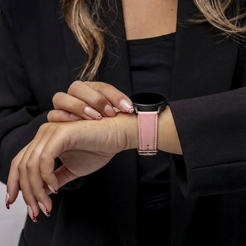 Coros Apex 2 Modern Leather Strap (Pink)