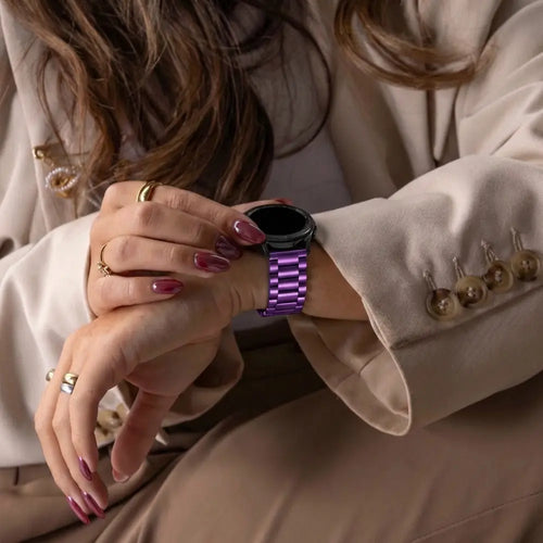 Garmin Vivoactive 5 Steel Strap (Purple)